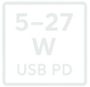 5 bis 27 Watt, USB PD